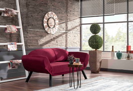 Atelier Del Sofa Genzo Sofá cama de 2 plazas Granate